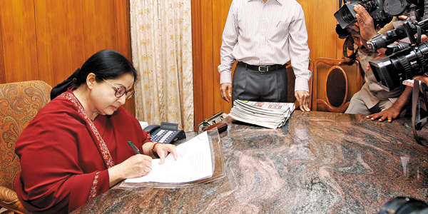 The increase for the subsidy of Rs 480 : Jayalalitha Notification