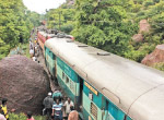 Chennai Express derailed in jolarpettai