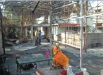 Nankanallur Saibaba temple fire: shed burned, destroying objects