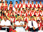 Ponneri velammal school children who participated in the 1000 Festival of movable