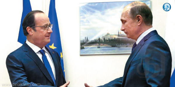 Hollande Makes Surprise Visit to Moscow for Chat With Putin