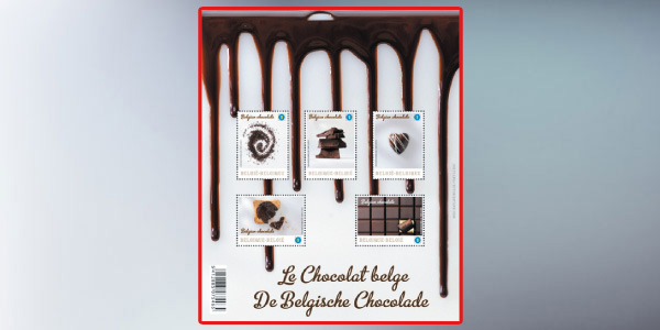 Chocolate taste and flavor of the stamp: H. paste in touch