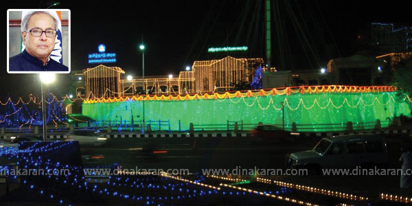 Diamond Jubilee Assembly of the evening: a sudden change in travel Pranab